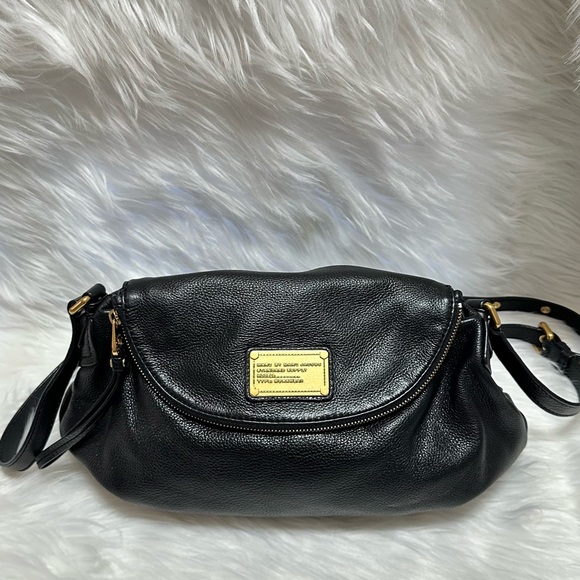 Chic Marc by Marc Jacobs Black Leather Shoulder Bag with...